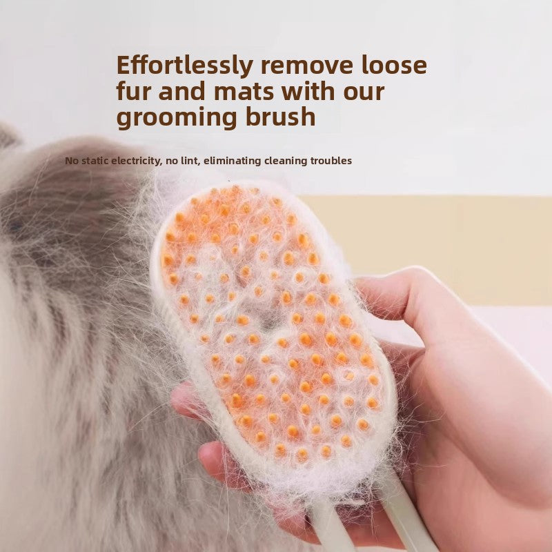 Pet Brush makes cleaning your pet easy