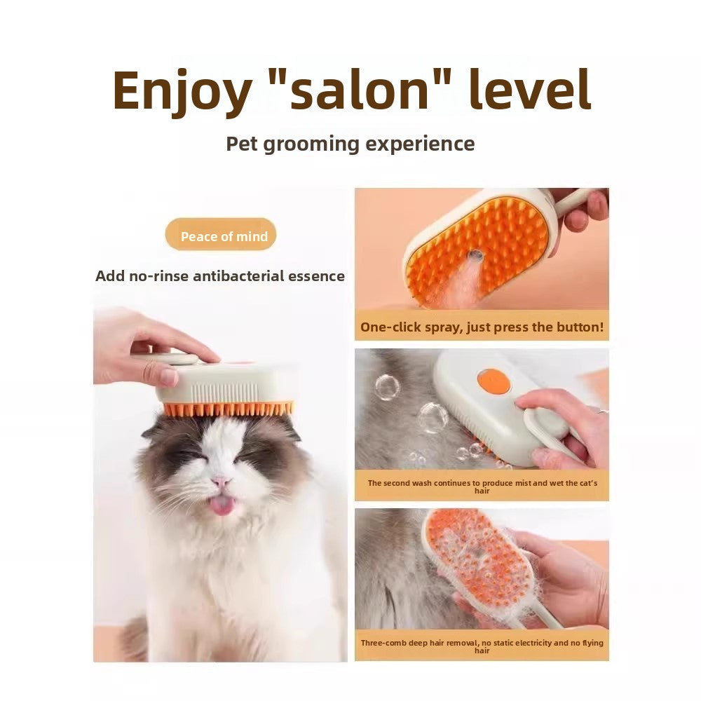 Pet Brush makes cleaning your pet easy